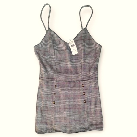 NWT Fashion Nova Plaid Romper - Y2K Vibes - Picture 2 of 6